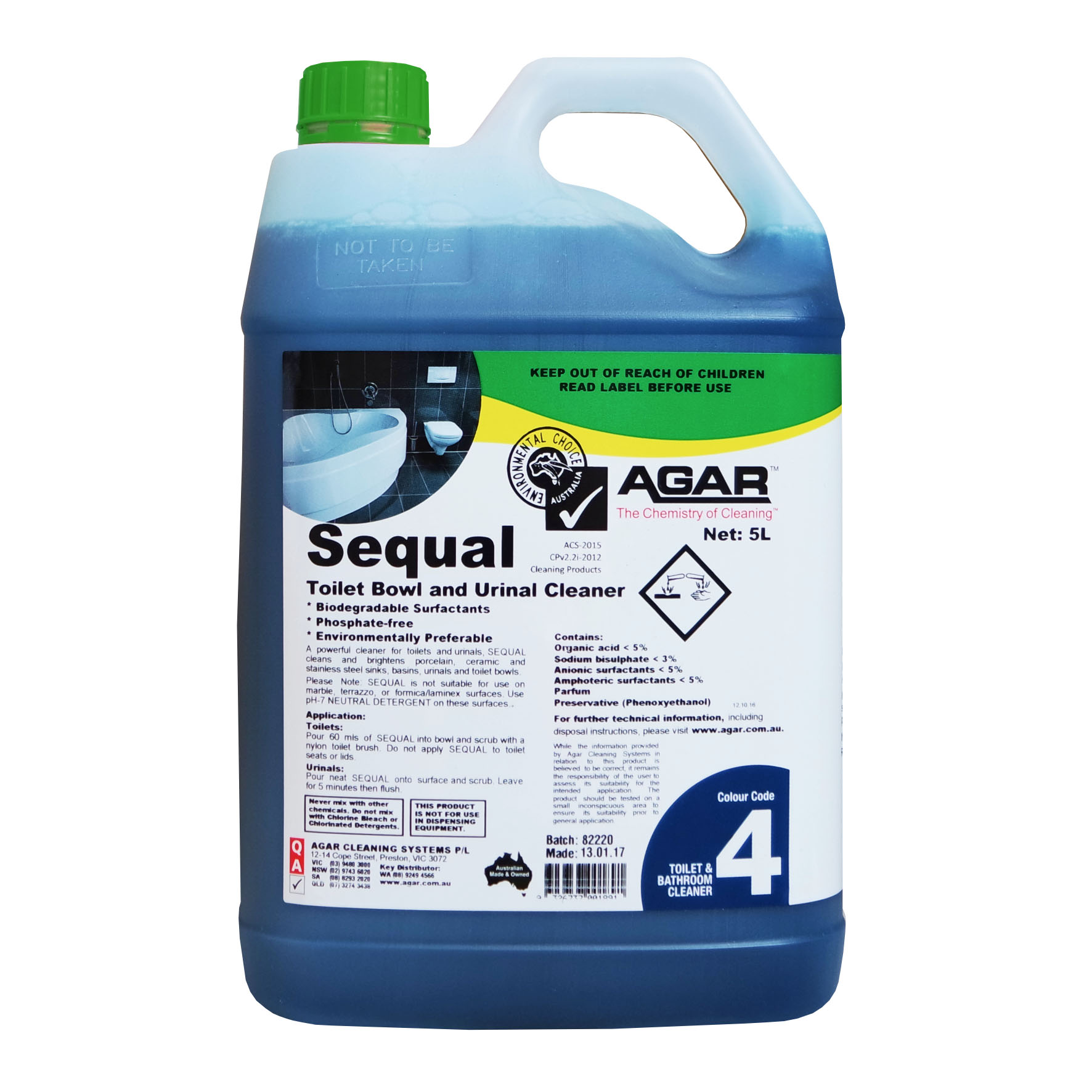 Sequal Toilet & Urinal Cleaner Everyday Supplies