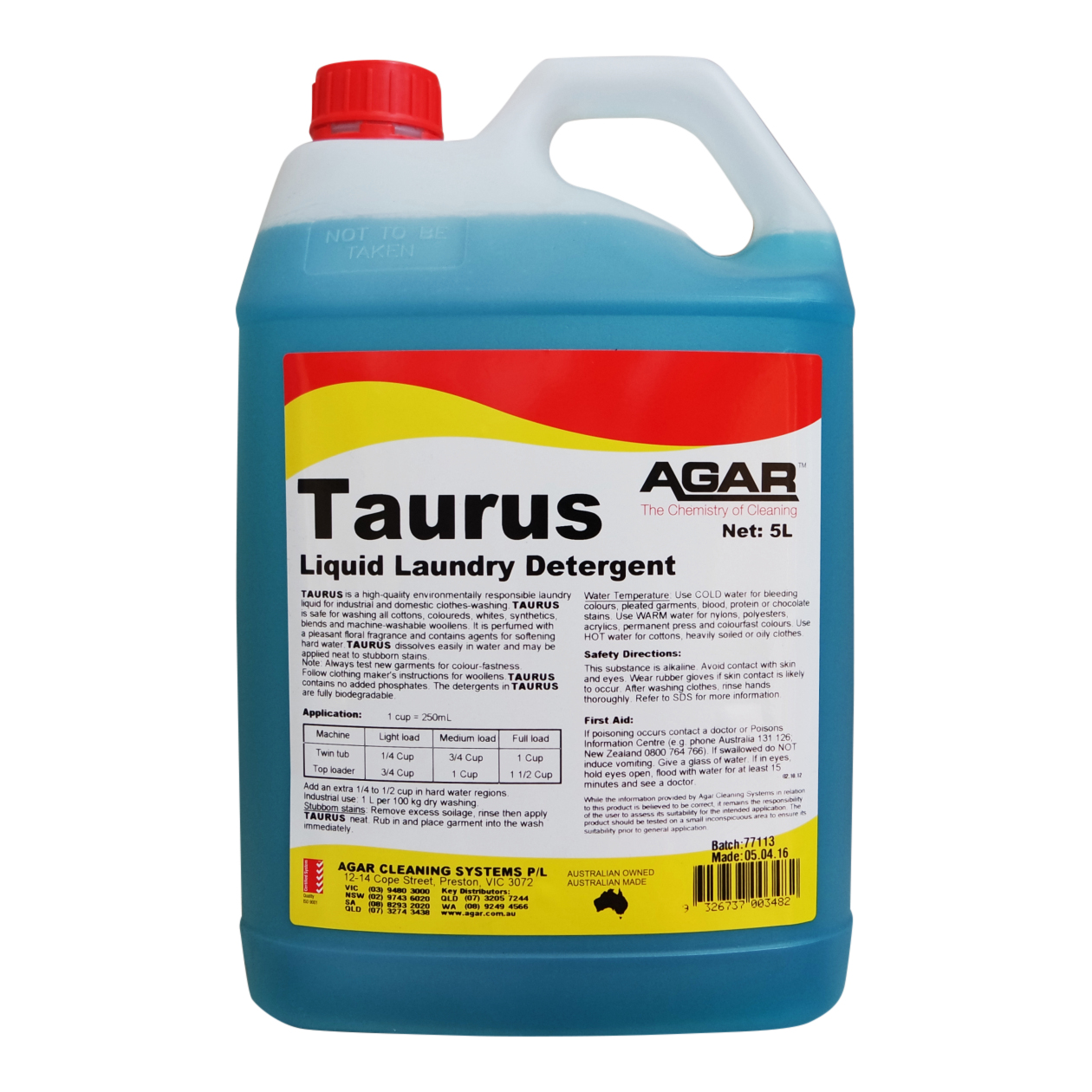 Taurus Liquid Laundry Detergent - Everyday Supplies